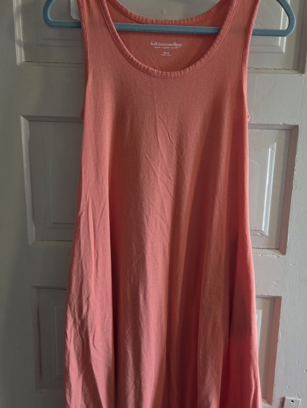 Soft Surroundings Peach Maxi Dress Size X-small
